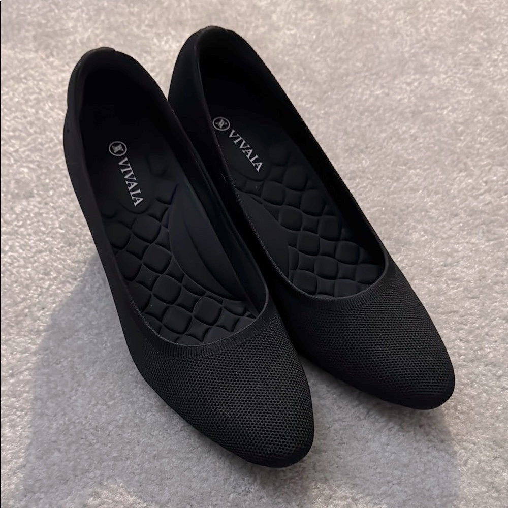 Black Wedge Shoes vivaia